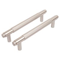 StahlBuro AP2309-128 2шт., SN сатин. Ручка-скоба мебельная (15, 150)