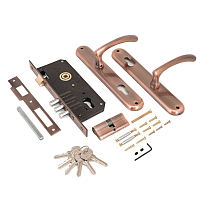 АЛЛЮР 0221 AC ст.медь Замок врезной с/руч (10) АЛЛЮР 0221 AC ст.медь Замок врезной с/руч (10)