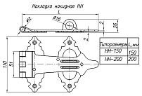 Н.Новгород  накладка накидная НН-150-SL черный матовый (10)