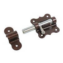 Засов Домарт дверной фигурный ЗДФ- 60 медь антик (10) Засов Домарт дверной фигурный ЗДФ- 60 медь антик (10)