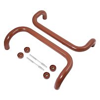 ЛДМ FURAL (Фурал) 350 мм корич. (алюм.) Ручка-скоба (01.350.30 RAL 8024) (10) ЛДМ FURAL (Фурал) 350 мм корич. (алюм.) Ручка-скоба (01.350.30 RAL 8024) (10)