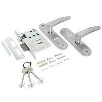 Птимаш ЗВ9-4.03 хром Замок врезной с/руч (10) Птимаш ЗВ9-4.03 хром Замок врезной с/руч (10)