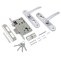 Птимаш ЗВ4-3.08 хром СТЯЖКИ Замок врезной с/руч (10) Птимаш ЗВ4-3.08 хром СТЯЖКИ Замок врезной с/руч (10)