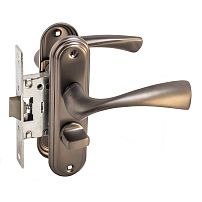 БУЛАТ ЗЩ1-Д03.03 (П) НОМОС графит ПРАВАЯ НАРУЖНЯЯ/ЛЕВАЯ ВНУТР с фиксацией Защелка (12)