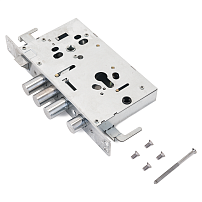 АЛЛЮР ЗВ1-08А-С без ц/мех.б/о для кит.металл.дверей Замок врезной б/руч (20)