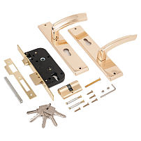 АЛЛЮР АРТ ЗВ4-70.08 GP золото Замок врезной с/руч (15)