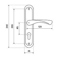 АЛЛЮР 103-1 85 мм GP латунь Комплект ручек (20) АЛЛЮР 103-1 85 мм GP латунь Комплект ручек (20)