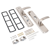 АЛЛЮР РН-А300 Y нерж.планка двухстор.универ. для кит. металл. дверей Комплект ручек (12)