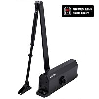 БУЛАТ Доводчик дверной ДД 504/4 A-B (60-120 кг) черный (10) БУЛАТ Доводчик дверной ДД 504/4 A-B (60-120 кг) черный (10)