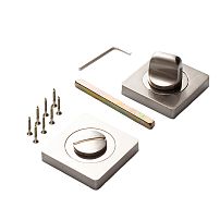 Сантехническая завертка к ручкам RENZ BK 02 SN/NP квадр. никель матовый/никель блестящий (100,5) Сантехническая завертка к ручкам RENZ BK 02 SN/NP квадр. никель матовый/никель блестящий (100,5)