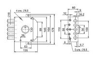 Сенат ЗНСТ 2"У" 3кл 077 Замок накладной тяж (6)