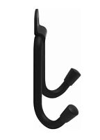 Домарт крючок-вешалка двойной мод.2 черный (50) Домарт крючок-вешалка двойной мод.2 черный (50)
