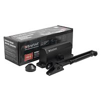 БУЛАТ Доводчик дверной ARCTIC (АРКТИК) ДД 501/3 A-B (25-85 кг) черный, морозостойкий (10)