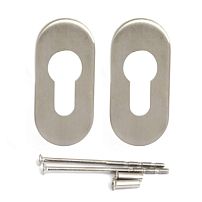 Накладка для ц/м Апекс DP-С-09- INOX нержавеющая сталь  д/узкопроф.замков (100,10)