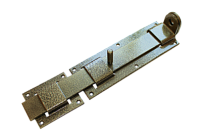 Засов Домарт с проушиной плоский ЗПП-350  бронза антик (10) 