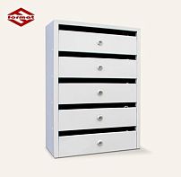 Ящик почтовый Оптима -5 (5-секционный)