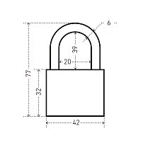 АЛЛЮР ВС1Ч- 364ПД ОРАНЖЕВЫЙ 5 кл. d6мм дл.дужка Замок навесной (72,12) АЛЛЮР ВС1Ч- 364ПД ОРАНЖЕВЫЙ 5 кл. d6мм дл.дужка Замок навесной (72,12)