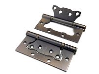 RENZ 100-2BB FH MBN без врезки 2 подш матовый черный никель 100*75 Петля дверная 2 шт (50;1!!!)