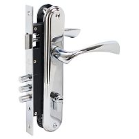 БУЛАТ ЗВ4-3.03.04 НОМОС хром  5 перф.кл. Замок врезной с/руч (12)