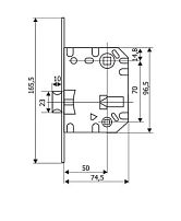 RENZ LВ 2070 plastic C хром блест. Защелка (50) RENZ LВ 2070 plastic C хром блест. Защелка (50)