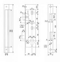 Гардиан PROFI 30.11.16 б/о без ц/м, м/о 92мм Замок врезной б/руч (15)