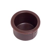 РФ Заглушка-стаканчик Ф 20 коричневая (4000,100!!!) РФ Заглушка-стаканчик Ф 20 коричневая (4000,100!!!)