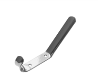 Домарт  крючок-вешалка 2-рожковый хром (50)