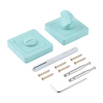 Сантехническая завертка к ручкам АЛЛЮР ART COLOR BK-S1 LB(C4220) аквамарин (50,5)