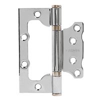 СТАНДАРТ 100х75х2,5мм 2BB CP хром Петля накладная без врезки 1 шт (100,20) СТАНДАРТ 100х75х2,5мм 2BB CP хром Петля накладная без врезки 1 шт (100,20)