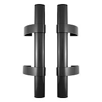 БУЛАТ РС-03.345.9005 черный, регулируемая, ручка скоба для аллюм. и ПВХ дверей,(АРД-03)(16)