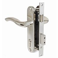 Апекс 1527/60-NI/NIS никель/мат.никель Замок врезной с/руч (20) Апекс 1527/60-NI/NIS никель/мат.никель Замок врезной с/руч (20)