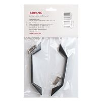 StahlBuro A109-96 2шт., BL матовый черный. Ручка-скоба мебельная (20, 200) StahlBuro A109-96 2шт., BL матовый черный. Ручка-скоба мебельная (20, 200)