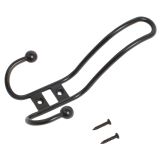 StahlBuro 208 A BL матовый черный ЕВРОПАКЕТ крючок-вешалка (160,40)