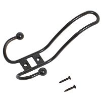 StahlBuro 208 A BL матовый черный ЕВРОПАКЕТ крючок-вешалка (160,40) StahlBuro 208 A BL матовый черный ЕВРОПАКЕТ крючок-вешалка (160,40)