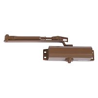 АЛЛЮР Доводчик дверной COMFORT(КОМФОРТ) ДД 168/3-5 A-C (до120 кг) коричн. RAL8024, морозостойкий(10)