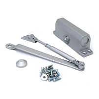 NOTEDO Доводчик дверной  DC-080 SILVER  до 120 кг серебро (10)