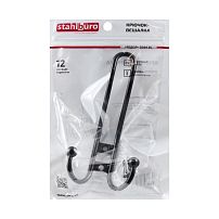 StahlBuro 208 A BL матовый черный ЕВРОПАКЕТ крючок-вешалка (160,40) StahlBuro 208 A BL матовый черный ЕВРОПАКЕТ крючок-вешалка (160,40)