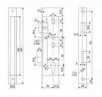 Гардиан PROFI 35.11.24 б/о без ц/м, м/о 92 мм Замок врезной б/руч (15) Гардиан PROFI 35.11.24 б/о без ц/м, м/о 92 мм Замок врезной б/руч (15)