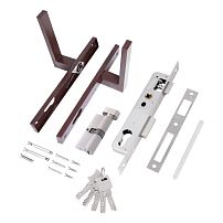 СТАНДАРТ 8520.02.8017 коричневый, ключ-вертушка Замок врезной с/руч (20) СТАНДАРТ 8520.02.8017 коричневый, ключ-вертушка Замок врезной с/руч (20)