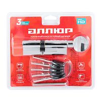 АЛЛЮР HD FG 90-5К CP[35x10x45G](40x50G) хром перф.кл/верт БЛИСТЕР Цилиндровый механизм (60,50,10)