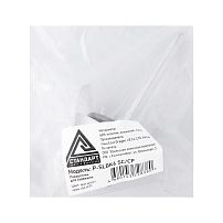 Поворотник СТАНДАРТ P-SLBK6 SC/CP квадрат 6 мм мат.хром/хром (100,10)