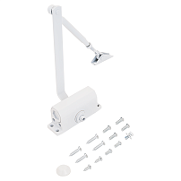 NOTEDO Доводчик дверной  DC-030 WHITE до 35 кг белый (10)