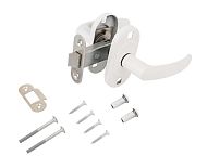 Омега Д-град ЗЩ2.04 белый Защелка дверная (15) Омега Д-град ЗЩ2.04 белый Защелка дверная (15)