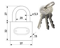 Soller 364-1 (38мм) Замок навесной (120,6!!!) Soller 364-1 (38мм) Замок навесной (120,6!!!)