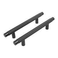 StahlBuro AP2308-96 2шт., BL матовый черный. Ручка-скоба мебельная (20, 200) StahlBuro AP2308-96 2шт., BL матовый черный. Ручка-скоба мебельная (20, 200)