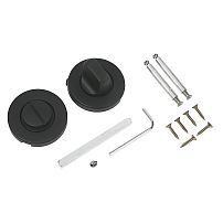 Сантехническая завертка к ручкам АЛЛЮР 1800BK WC BL матовый черный (100,10) Сантехническая завертка к ручкам АЛЛЮР 1800BK WC BL матовый черный (100,10)