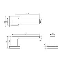 СТАНДАРТ P72 SN мат.никель квадрат 100 мм Комплект ручек (40) СТАНДАРТ P72 SN мат.никель квадрат 100 мм Комплект ручек (40)