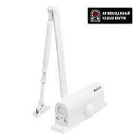 БУЛАТ Доводчик дверной ULTIMATE (УЛЬТИМЕЙТ) ДД-120 A-W (60-140 кг) белый, морозостойкий(10)