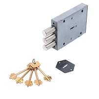 Герион "Стилет-С" б/о 5 кл., 3 ригеля сейфовый Замок накладной (10) 