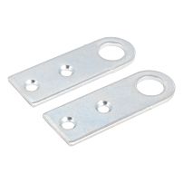 Проушина д/нав.замков 18х50 прямая цинк d10мм пара (200) Упакованная Проушина д/нав.замков 18х50 прямая цинк d10мм пара (200) Упакованная